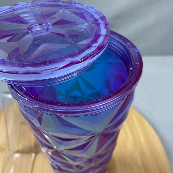 Starbucks Iridescent Gem Tumbler Cold Cup With Lid 24 Oz Purple Blue 2023 - Picture 5 of 16